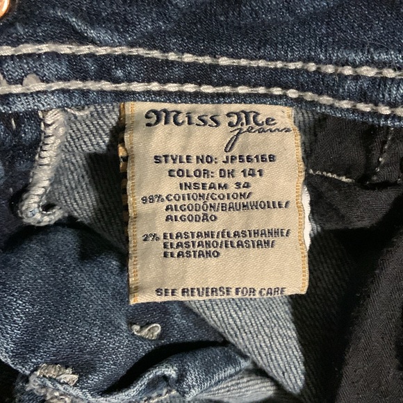Miss Me Boot Jeans size 30 approx hemmed length 31” - Picture 4 of 9